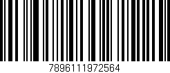 Código de barras (EAN, GTIN, SKU, ISBN): '7896111972564'