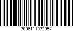 Código de barras (EAN, GTIN, SKU, ISBN): '7896111972854'
