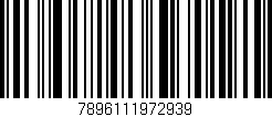 Código de barras (EAN, GTIN, SKU, ISBN): '7896111972939'