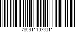 Código de barras (EAN, GTIN, SKU, ISBN): '7896111973011'