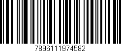 Código de barras (EAN, GTIN, SKU, ISBN): '7896111974582'