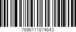 Código de barras (EAN, GTIN, SKU, ISBN): '7896111974643'