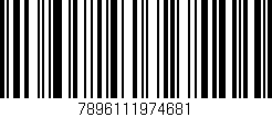 Código de barras (EAN, GTIN, SKU, ISBN): '7896111974681'