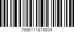 Código de barras (EAN, GTIN, SKU, ISBN): '7896111974834'