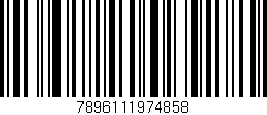 Código de barras (EAN, GTIN, SKU, ISBN): '7896111974858'