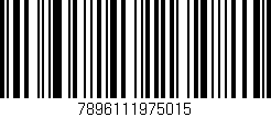 Código de barras (EAN, GTIN, SKU, ISBN): '7896111975015'