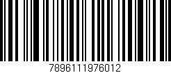 Código de barras (EAN, GTIN, SKU, ISBN): '7896111976012'