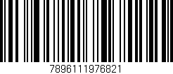 Código de barras (EAN, GTIN, SKU, ISBN): '7896111976821'
