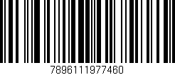Código de barras (EAN, GTIN, SKU, ISBN): '7896111977460'