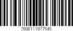 Código de barras (EAN, GTIN, SKU, ISBN): '7896111977545'