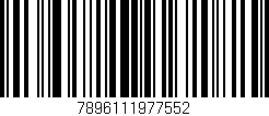 Código de barras (EAN, GTIN, SKU, ISBN): '7896111977552'