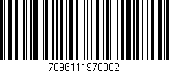Código de barras (EAN, GTIN, SKU, ISBN): '7896111978382'