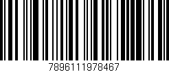 Código de barras (EAN, GTIN, SKU, ISBN): '7896111978467'