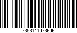 Código de barras (EAN, GTIN, SKU, ISBN): '7896111978696'