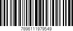 Código de barras (EAN, GTIN, SKU, ISBN): '7896111979549'