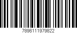 Código de barras (EAN, GTIN, SKU, ISBN): '7896111979822'