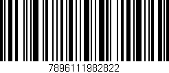 Código de barras (EAN, GTIN, SKU, ISBN): '7896111982822'