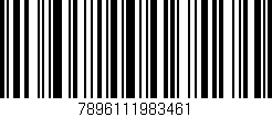 Código de barras (EAN, GTIN, SKU, ISBN): '7896111983461'