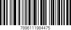 Código de barras (EAN, GTIN, SKU, ISBN): '7896111984475'