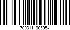 Código de barras (EAN, GTIN, SKU, ISBN): '7896111985854'