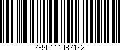 Código de barras (EAN, GTIN, SKU, ISBN): '7896111987162'