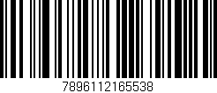 Código de barras (EAN, GTIN, SKU, ISBN): '7896112165538'