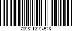 Código de barras (EAN, GTIN, SKU, ISBN): '7896112194576'