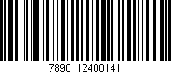 Código de barras (EAN, GTIN, SKU, ISBN): '7896112400141'