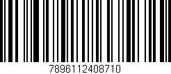 Código de barras (EAN, GTIN, SKU, ISBN): '7896112408710'