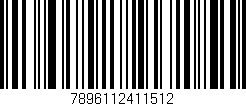 Código de barras (EAN, GTIN, SKU, ISBN): '7896112411512'