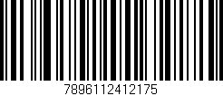 Código de barras (EAN, GTIN, SKU, ISBN): '7896112412175'