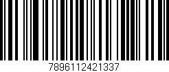 Código de barras (EAN, GTIN, SKU, ISBN): '7896112421337'
