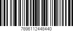 Código de barras (EAN, GTIN, SKU, ISBN): '7896112448440'