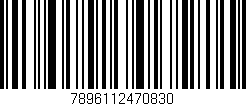 Código de barras (EAN, GTIN, SKU, ISBN): '7896112470830'