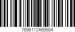 Código de barras (EAN, GTIN, SKU, ISBN): '7896112489504'
