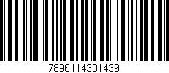 Código de barras (EAN, GTIN, SKU, ISBN): '7896114301439'