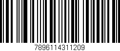 Código de barras (EAN, GTIN, SKU, ISBN): '7896114311209'