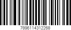 Código de barras (EAN, GTIN, SKU, ISBN): '7896114312268'