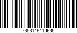 Código de barras (EAN, GTIN, SKU, ISBN): '7896115110689'