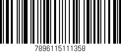 Código de barras (EAN, GTIN, SKU, ISBN): '7896115111358'