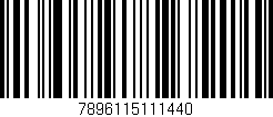 Código de barras (EAN, GTIN, SKU, ISBN): '7896115111440'
