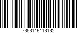 Código de barras (EAN, GTIN, SKU, ISBN): '7896115116162'