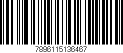 Código de barras (EAN, GTIN, SKU, ISBN): '7896115136467'