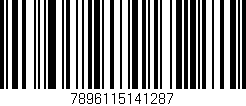 Código de barras (EAN, GTIN, SKU, ISBN): '7896115141287'