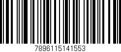 Código de barras (EAN, GTIN, SKU, ISBN): '7896115141553'