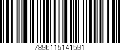 Código de barras (EAN, GTIN, SKU, ISBN): '7896115141591'