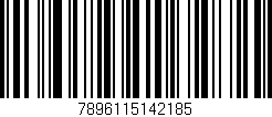 Código de barras (EAN, GTIN, SKU, ISBN): '7896115142185'