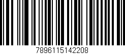 Código de barras (EAN, GTIN, SKU, ISBN): '7896115142208'