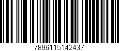 Código de barras (EAN, GTIN, SKU, ISBN): '7896115142437'