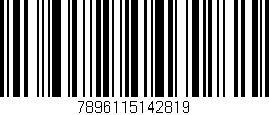 Código de barras (EAN, GTIN, SKU, ISBN): '7896115142819'